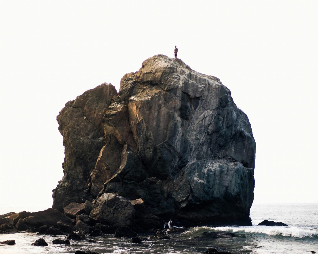 solid rock